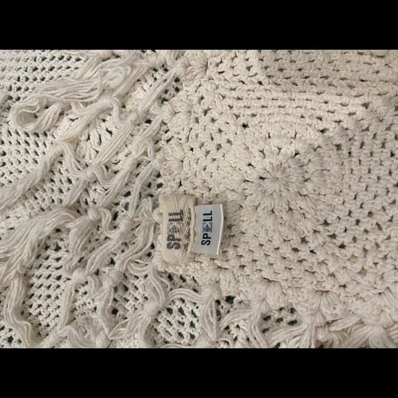 Reserved- Spell White sands crochet blanket and pillow cover set & Sienna mini - Picture 12 of 14